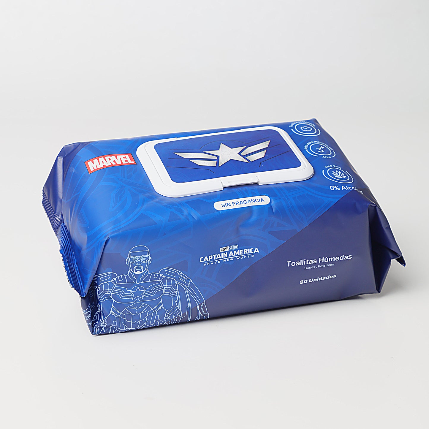 Pack x 6 Pañitos Húmedos Capitán America