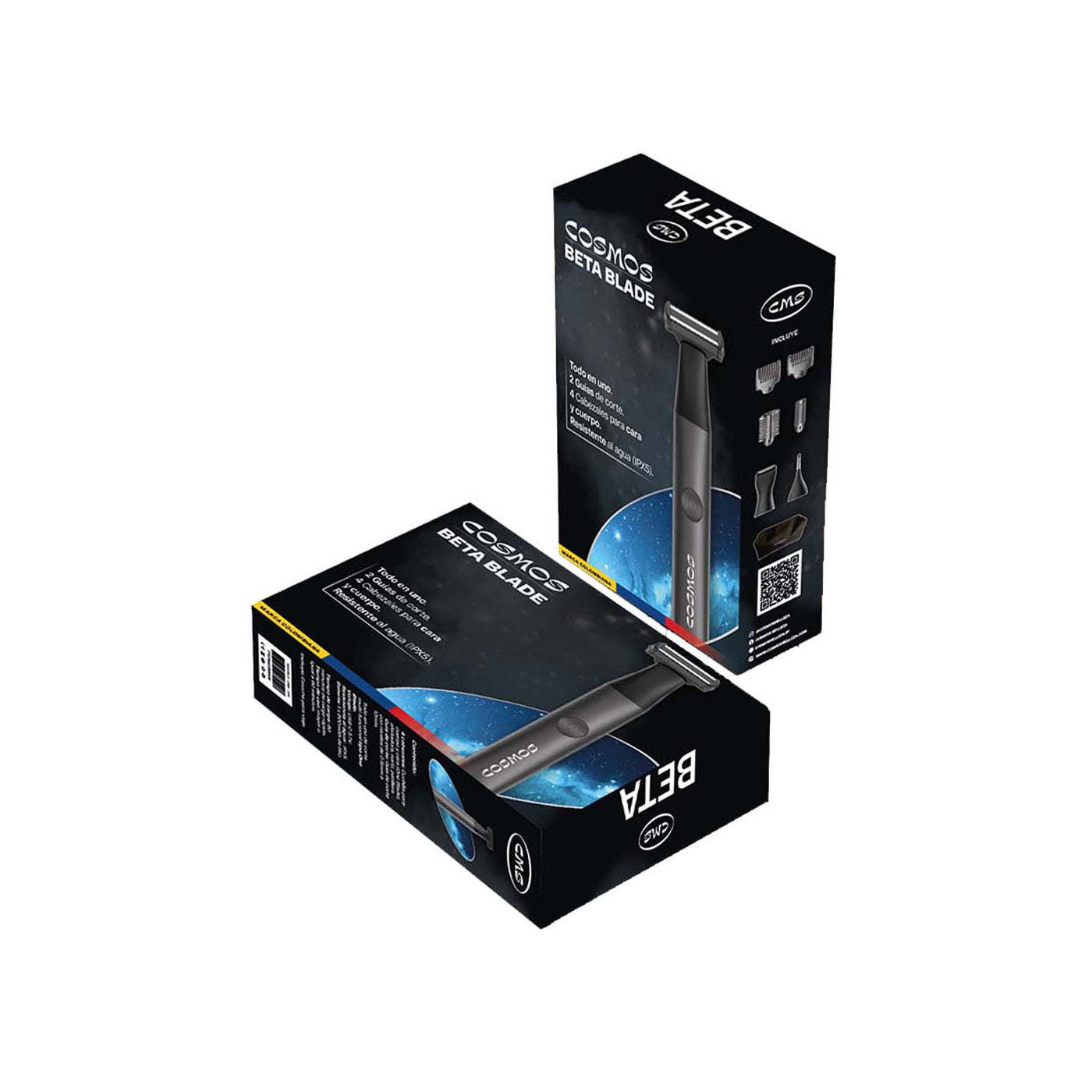 Maquina Multifuncional Cosmos Beta Blade  + Cepillo Sin Mango