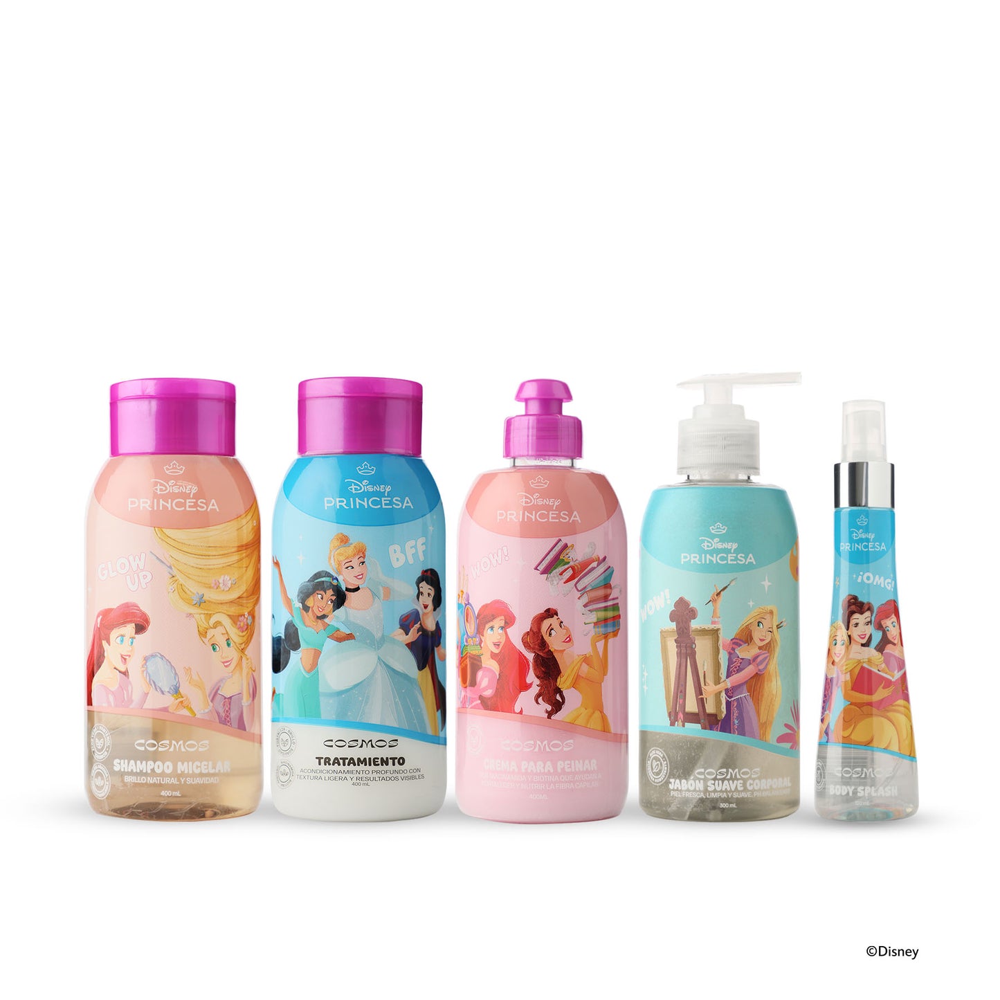 Kit Niñas Princesas Disney Fragancia Brisa De Colores