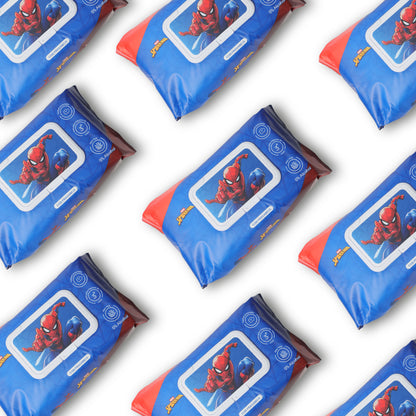 Pack x 24 Pañitos Húmedos Marvel Cosmos Spider-Man